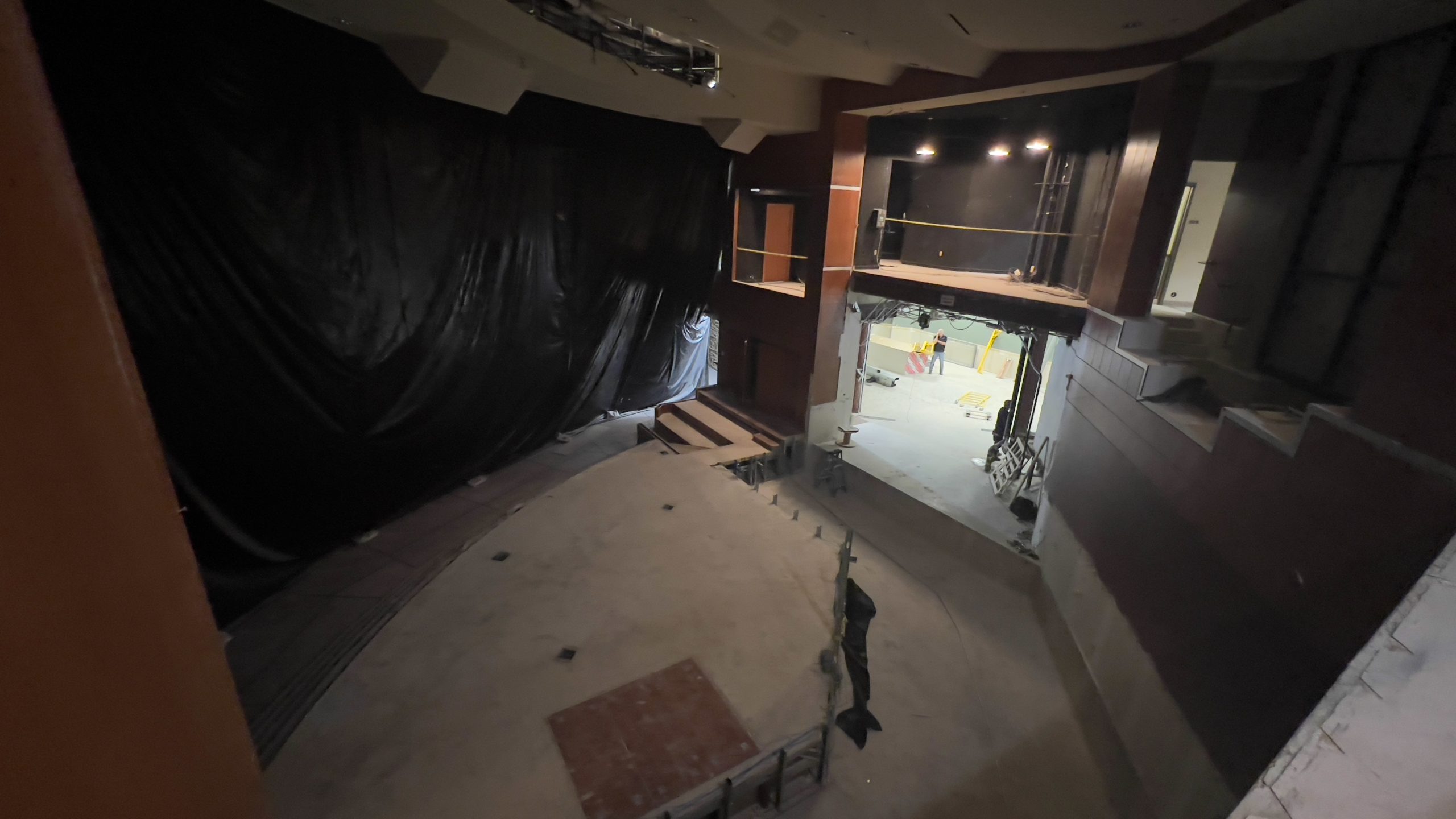 Worship Stage renovation – progress photo #1